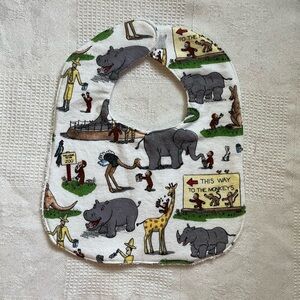 Curious George bib
